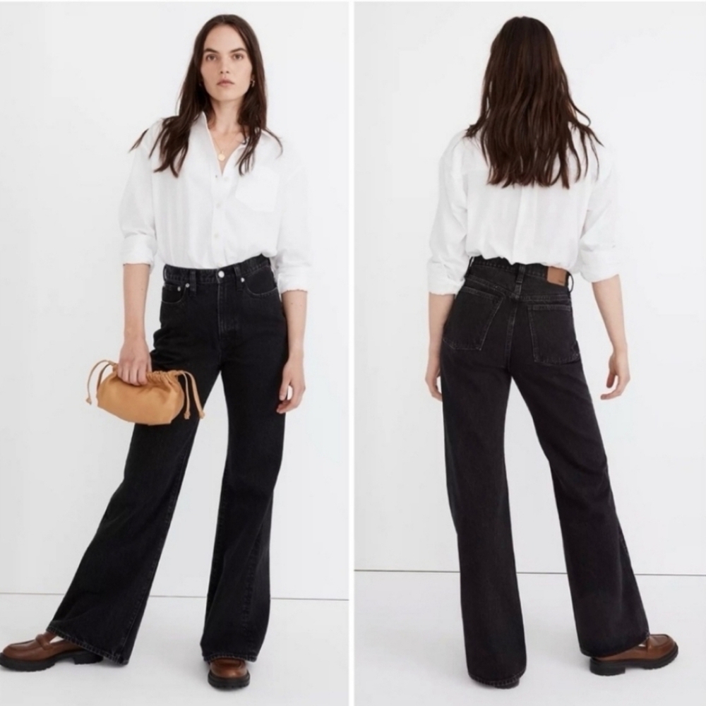 Women's High-rise Baggy Flare Jeans